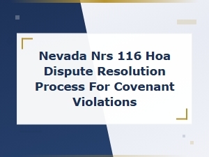 Nevada Hoa Covenant Violation Defense Under Nrs 116
