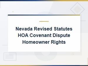Nevada Hoa Fine Disputes and Homeowner Rights