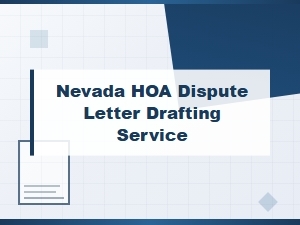 Drafting an Hoa Dispute Letter Under Nevada Law